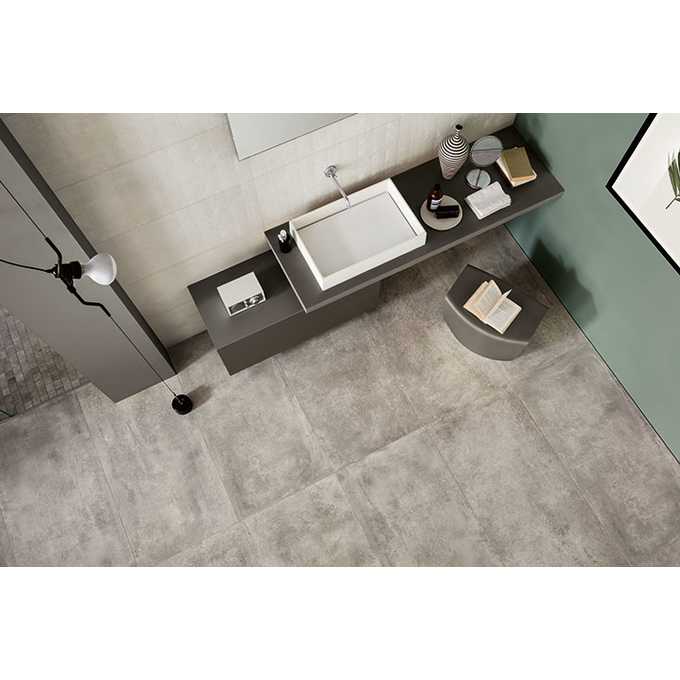 imitacja betonu w łazience
